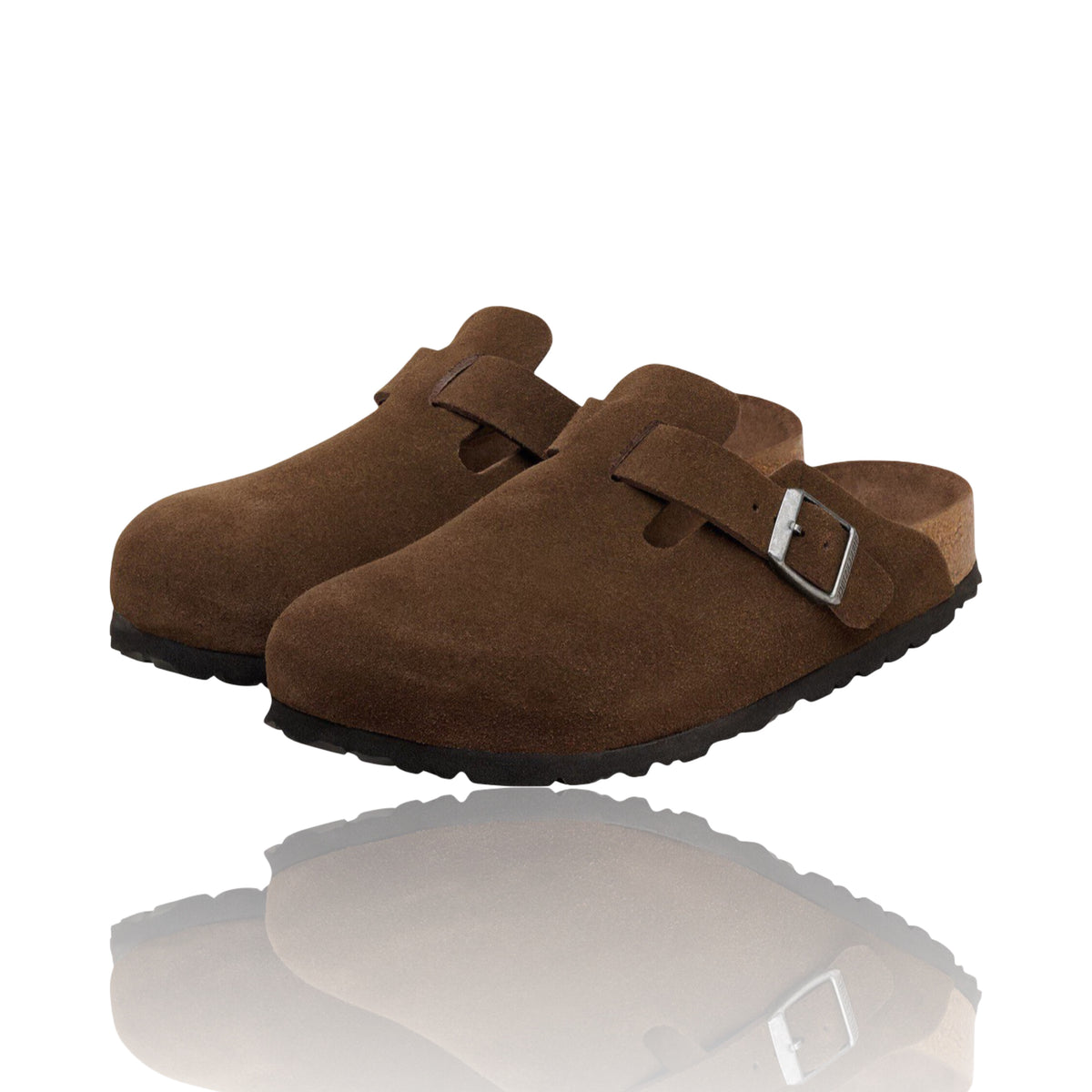 Birkenstock Boston Clogs Carafe Tonal Fb Veloursleder