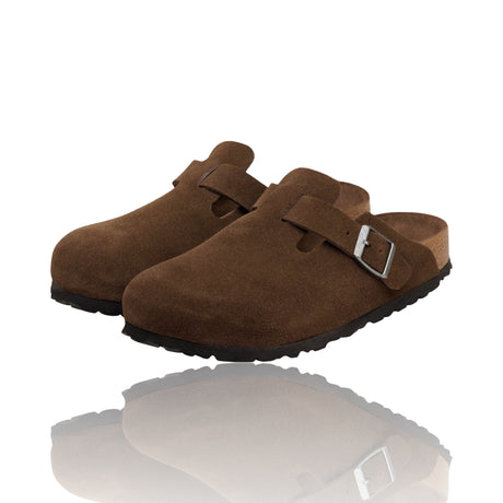 Birkenstock Boston Clogs Carafe Tonal Fb Veloursleder
