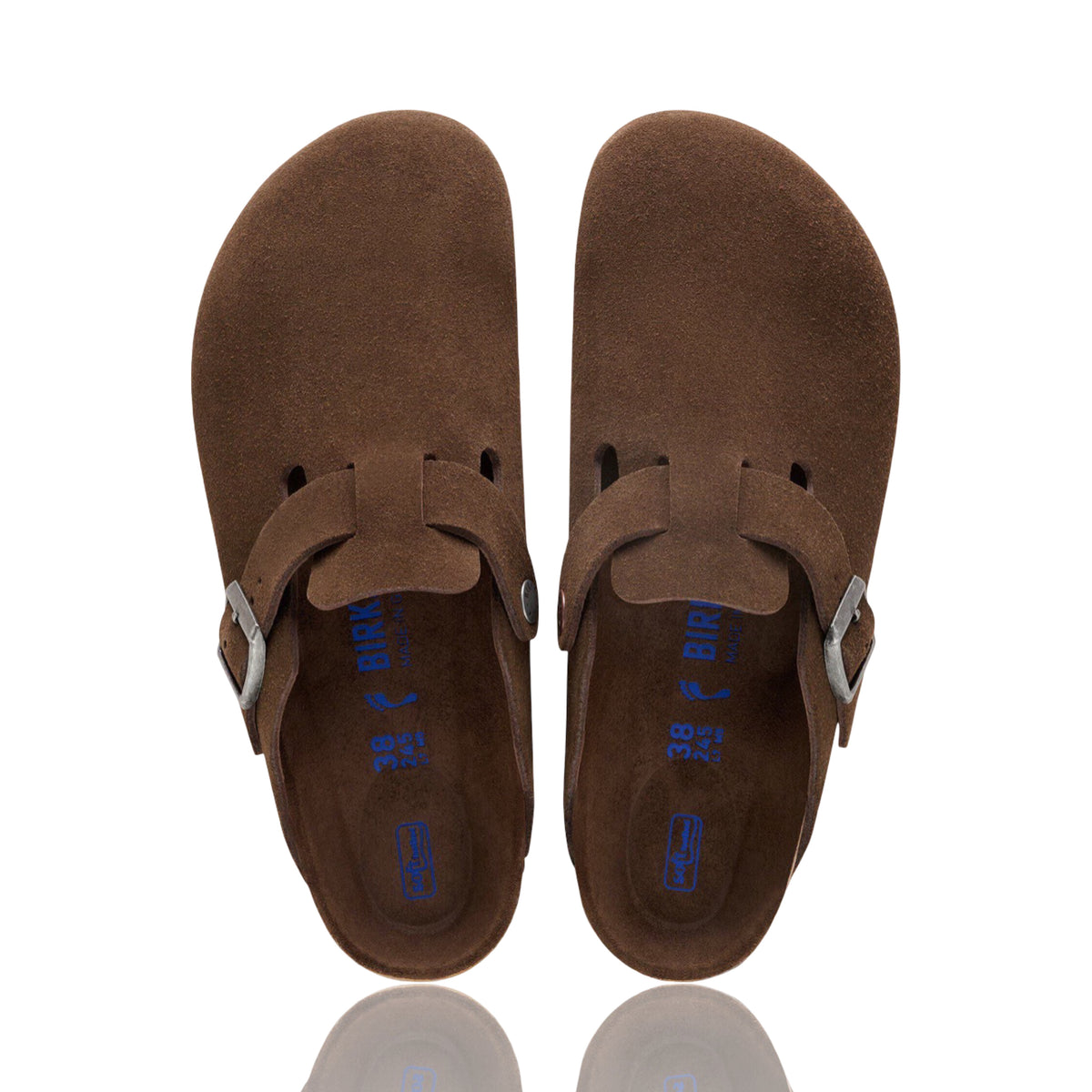 Birkenstock Boston Clogs Carafe Tonal Fb Veloursleder