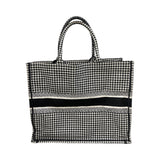 Dior Tote Book Large Houndstooth