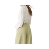 Stradivarius Flowing with Knot Detail white