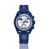 Swatch x Omega Bioceramic Moonswatch Mission to Earthphase Moonshine Gold