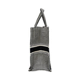 Dior Tote Book Large Houndstooth