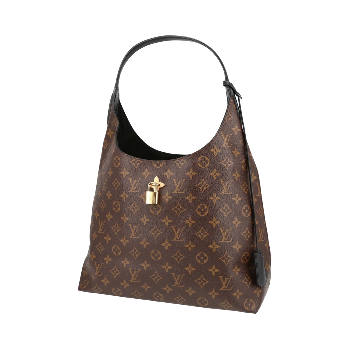 Louis Vuitton Canvas Flower Hobo Bag Monogram