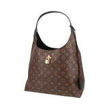 Louis Vuitton Canvas Flower Hobo Bag Monogram