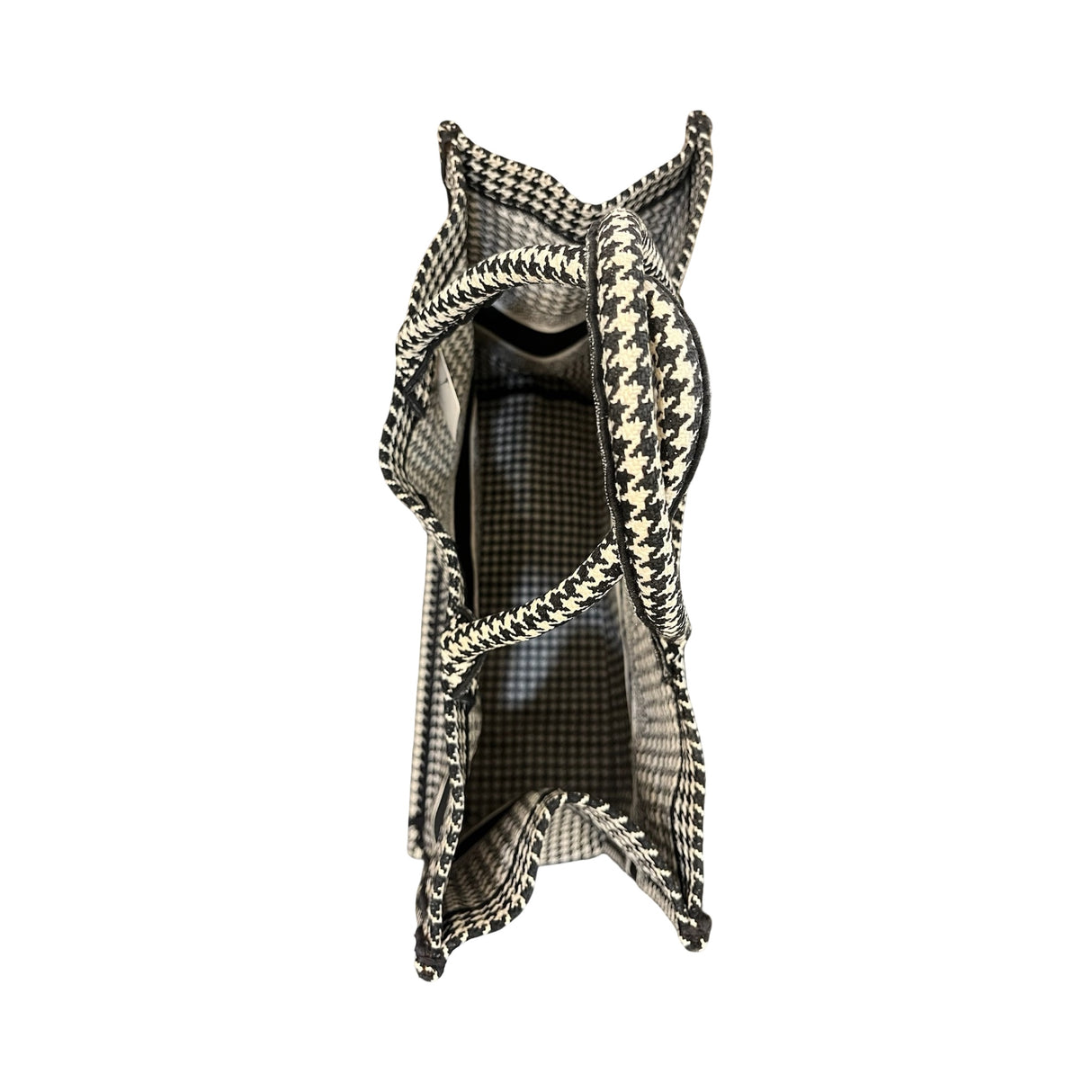 Dior Tote Book Large Houndstooth