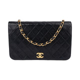 Chanel Quilted Lambskin 24K Gold Single Flap Shoulder Bag