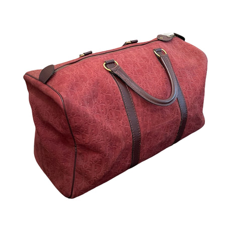 Dior Trotter Boston Bag Monogram Boredeaux