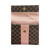 Louis Vuitton Bond Street Damier Ebene Canvas Rose Ballerine