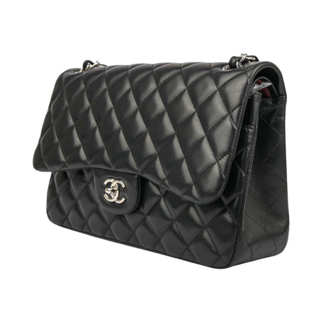 Chanel Timeless Double Flap Bag Jumbo Schwarz