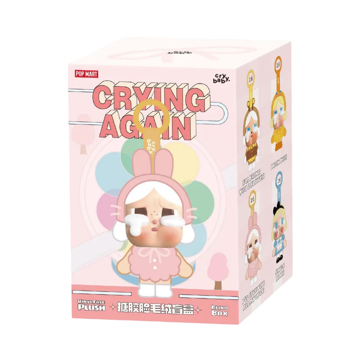 Pop Mart Crybaby Crying Again Vinyl Plush Face Mystery Box