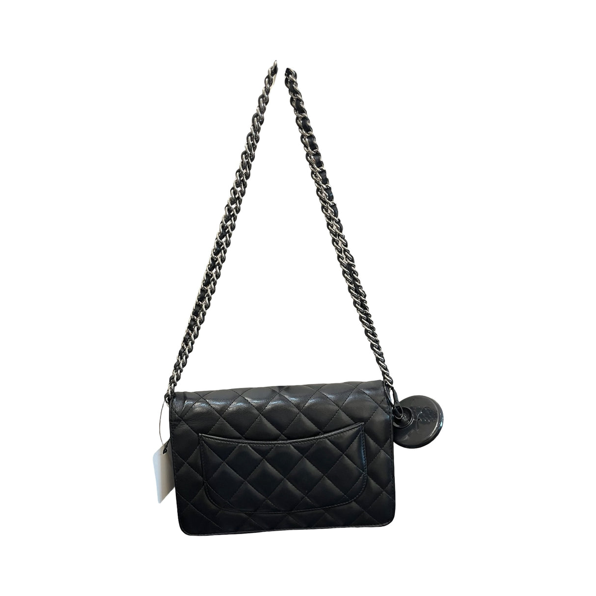 Chanel Timeless Wallet On Chain Lammleder Schwarz
