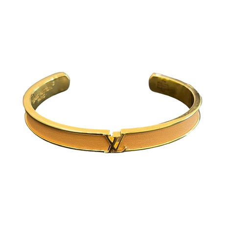 Louis Vuitton Initiales V Bracelet Beige