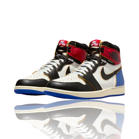 Jordan 1 Retro High OG Fragment x Union LA Black Varsity Red