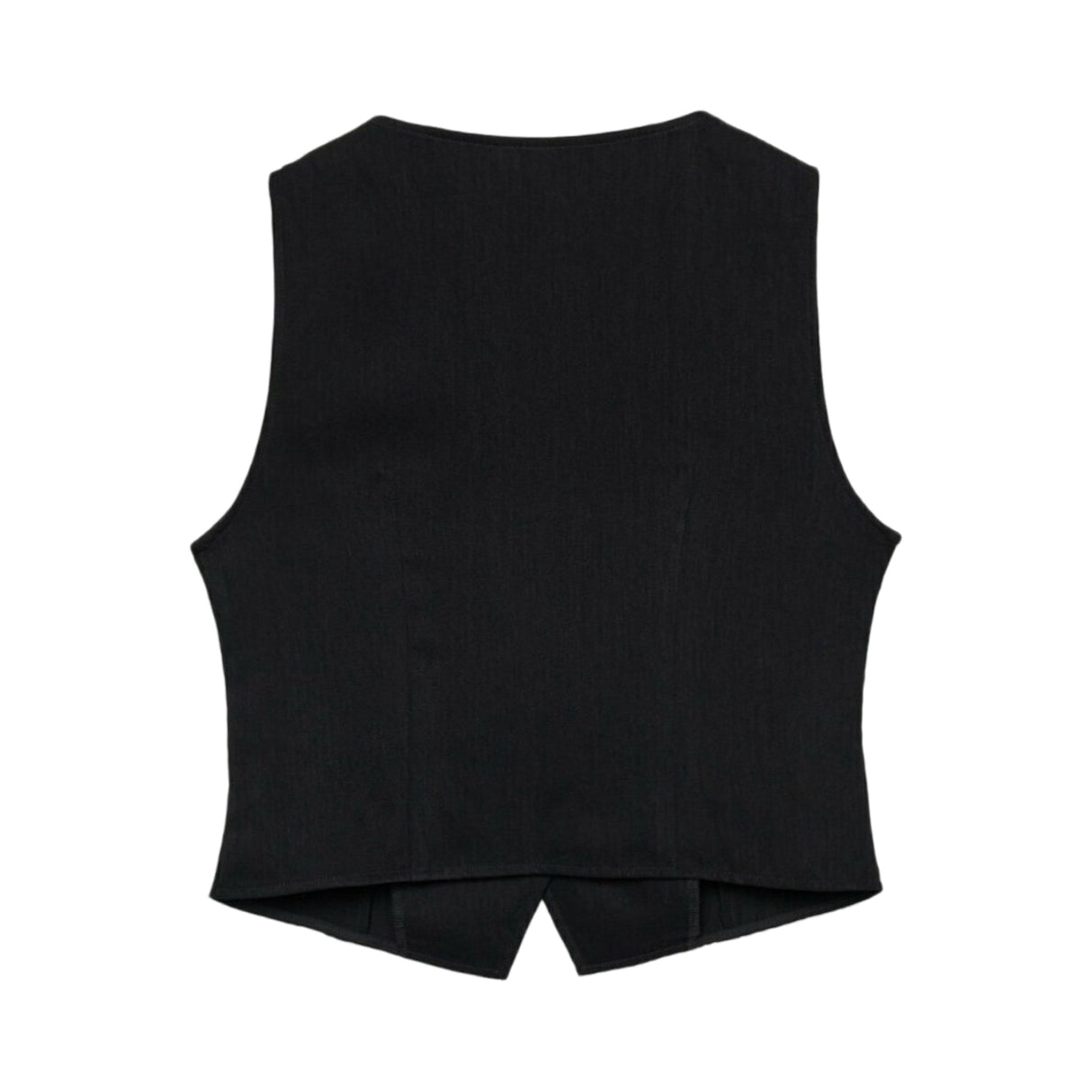 Stradivarius Textured With Buttons Black