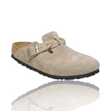 Birkenstock Boston Clogs Leve Braided Veloursleder