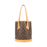 Louis Vuitton Canvas Monogram Bucket Bag PM Handbag
