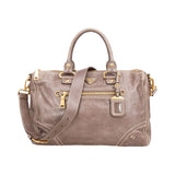 Prada Vitello Lux Leather Pristine Bauletto Satchel Handbag