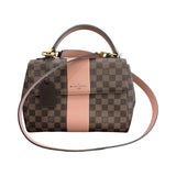 Louis Vuitton Bond Street Damier Ebene Canvas Rose Ballerine