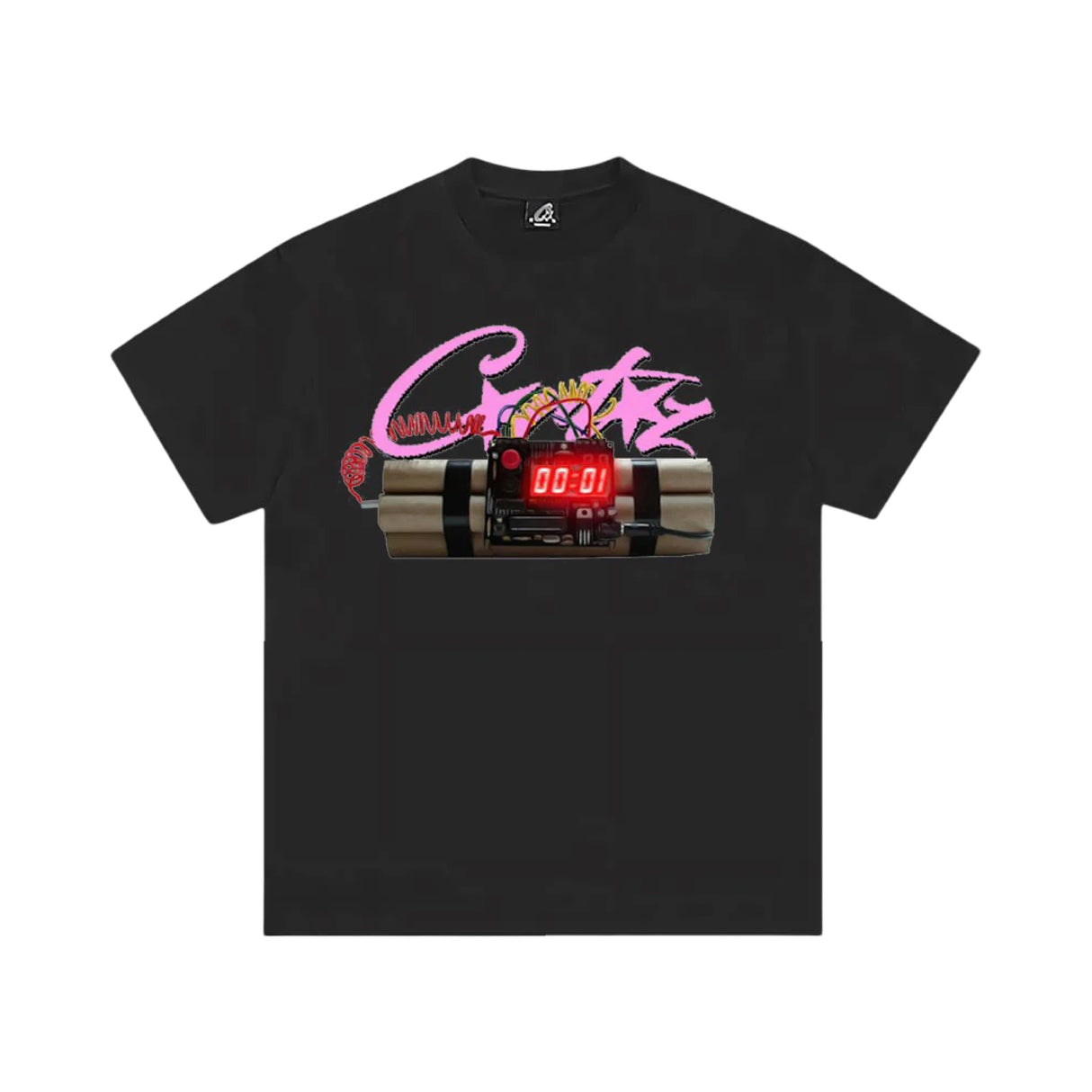 Corteiz No Time 4 Luv Tee Black