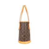 Louis Vuitton Canvas Monogram Bucket Bag PM Handbag