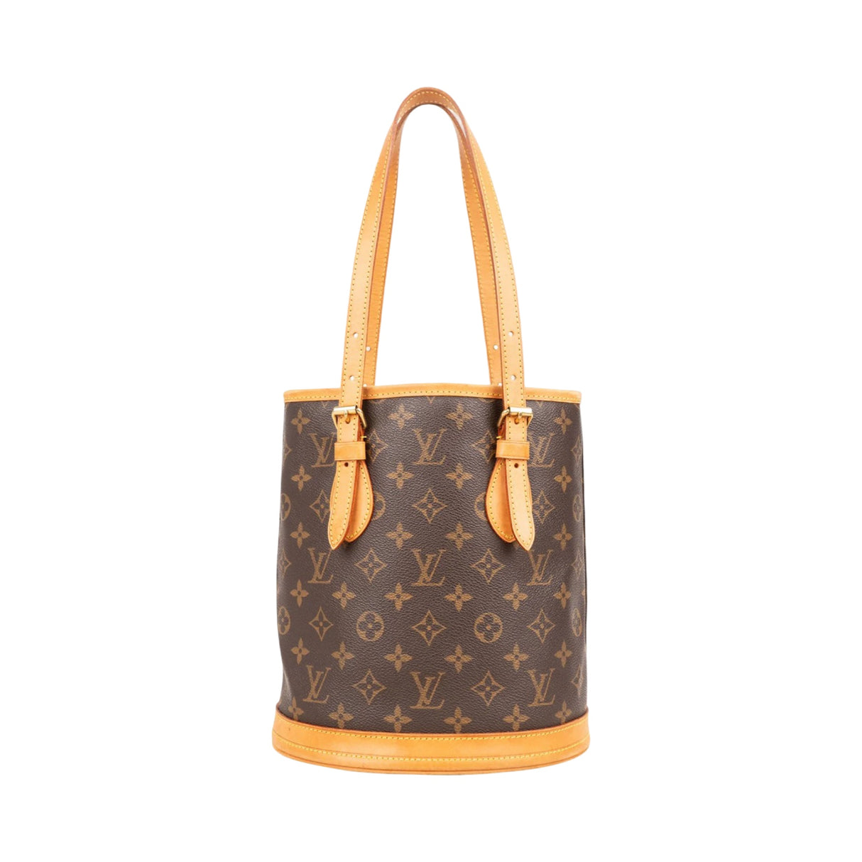 Louis Vuitton Canvas Monogram Bucket Bag PM Handbag