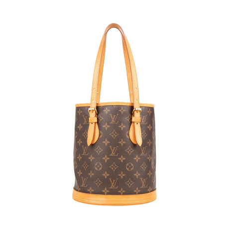 Louis Vuitton Canvas Monogram Bucket Bag PM Handbag