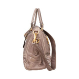 Prada Vitello Lux Leather Pristine Bauletto Satchel Handbag