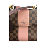 Louis Vuitton Bond Street Damier Ebene Canvas Rose Ballerine