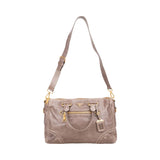 Prada Vitello Lux Leather Pristine Bauletto Satchel Handbag