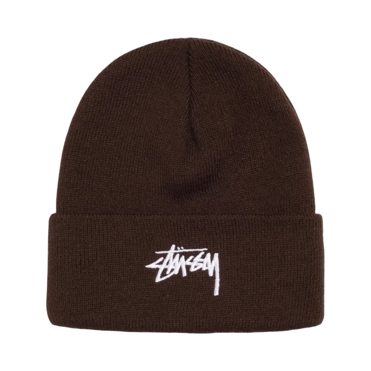 Stussy Cuff Beanie Stock Dark Brown