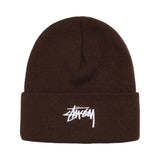 Stussy Cuff Beanie Stock Dark Brown