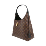 Louis Vuitton Canvas Flower Hobo Bag Monogram