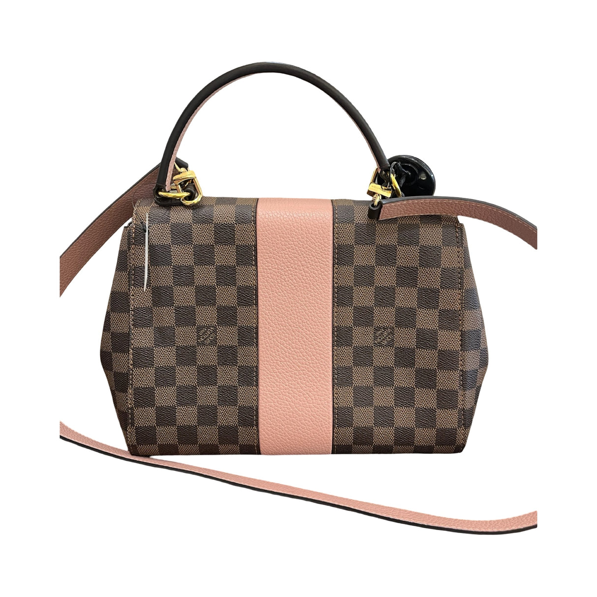 Louis Vuitton Bond Street Damier Ebene Canvas Rose Ballerine
