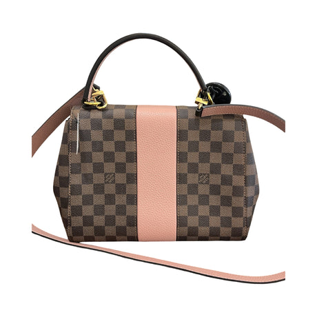 Louis Vuitton Bond Street Damier Ebene Canvas Rose Ballerine