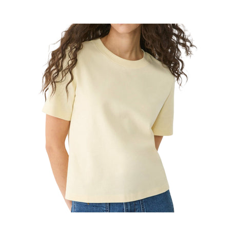 Stradivarius Regular Fit Basic Shirt Light Yellow