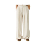 Stradivarius Textured Drawstring Stoffhose Stone