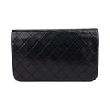 Chanel Quilted Lambskin 24K Gold Single Flap Shoulder Bag