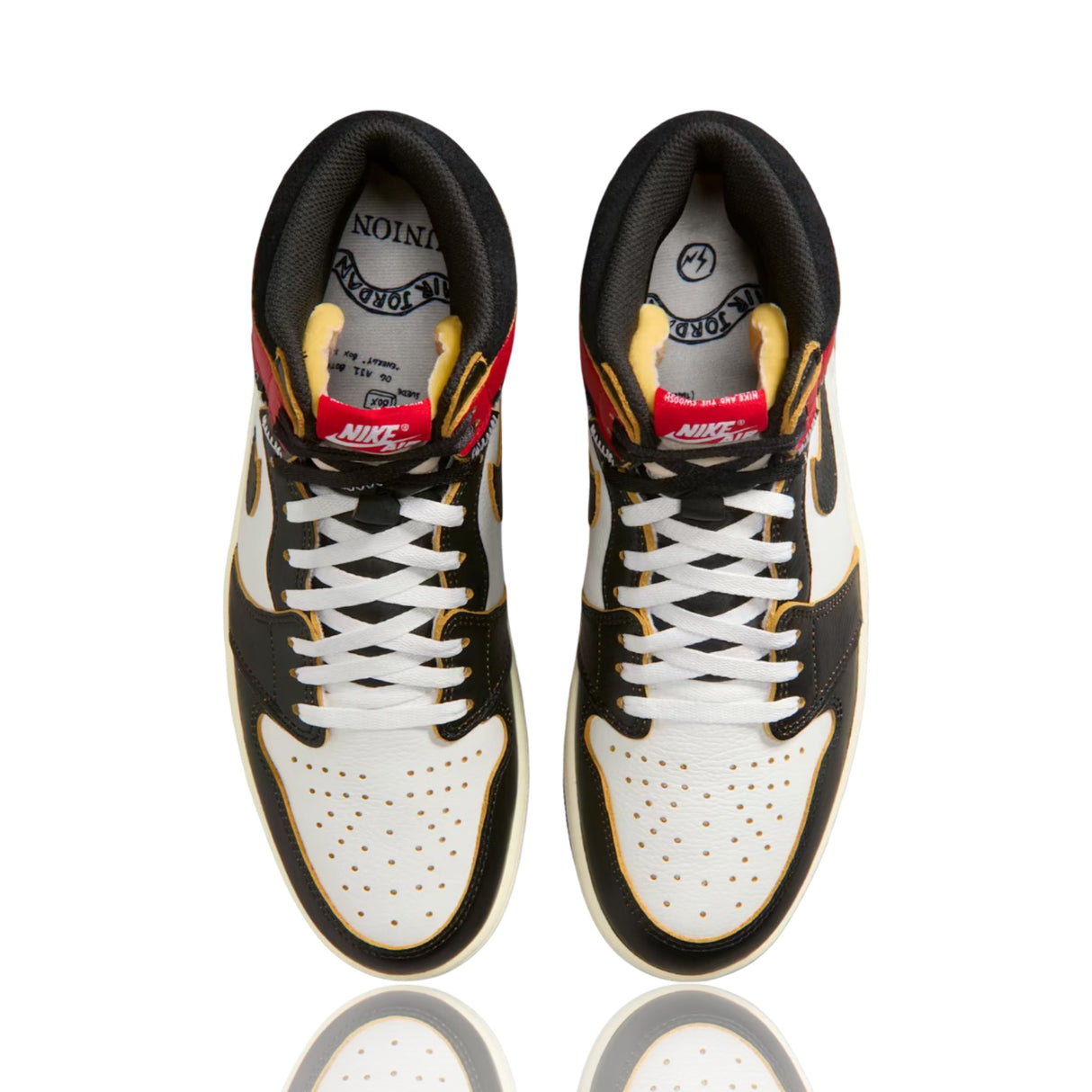 Jordan 1 Retro High OG Fragment x Union LA Black Varsity Red
