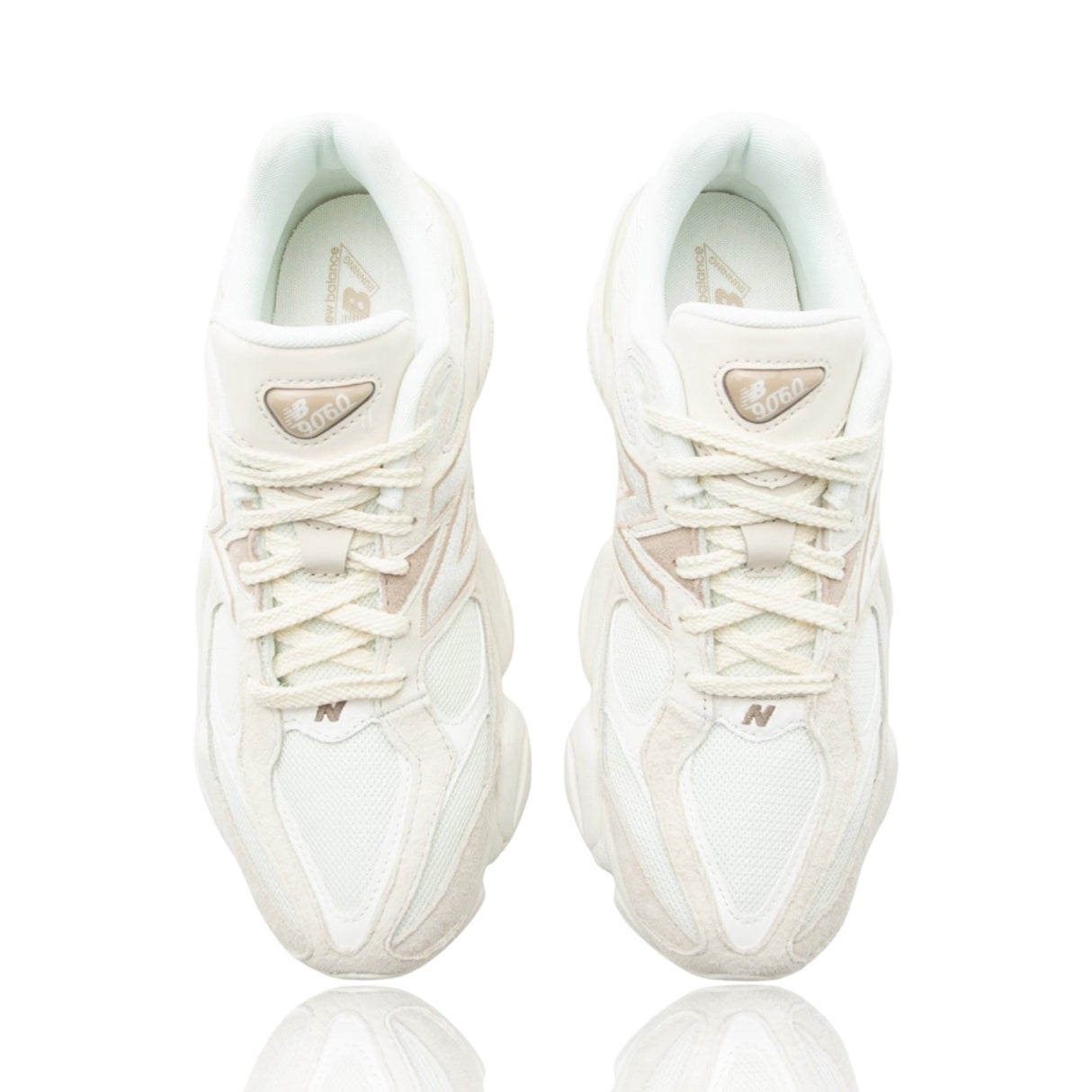 New Balance 9060 Linen Sea Salt White
