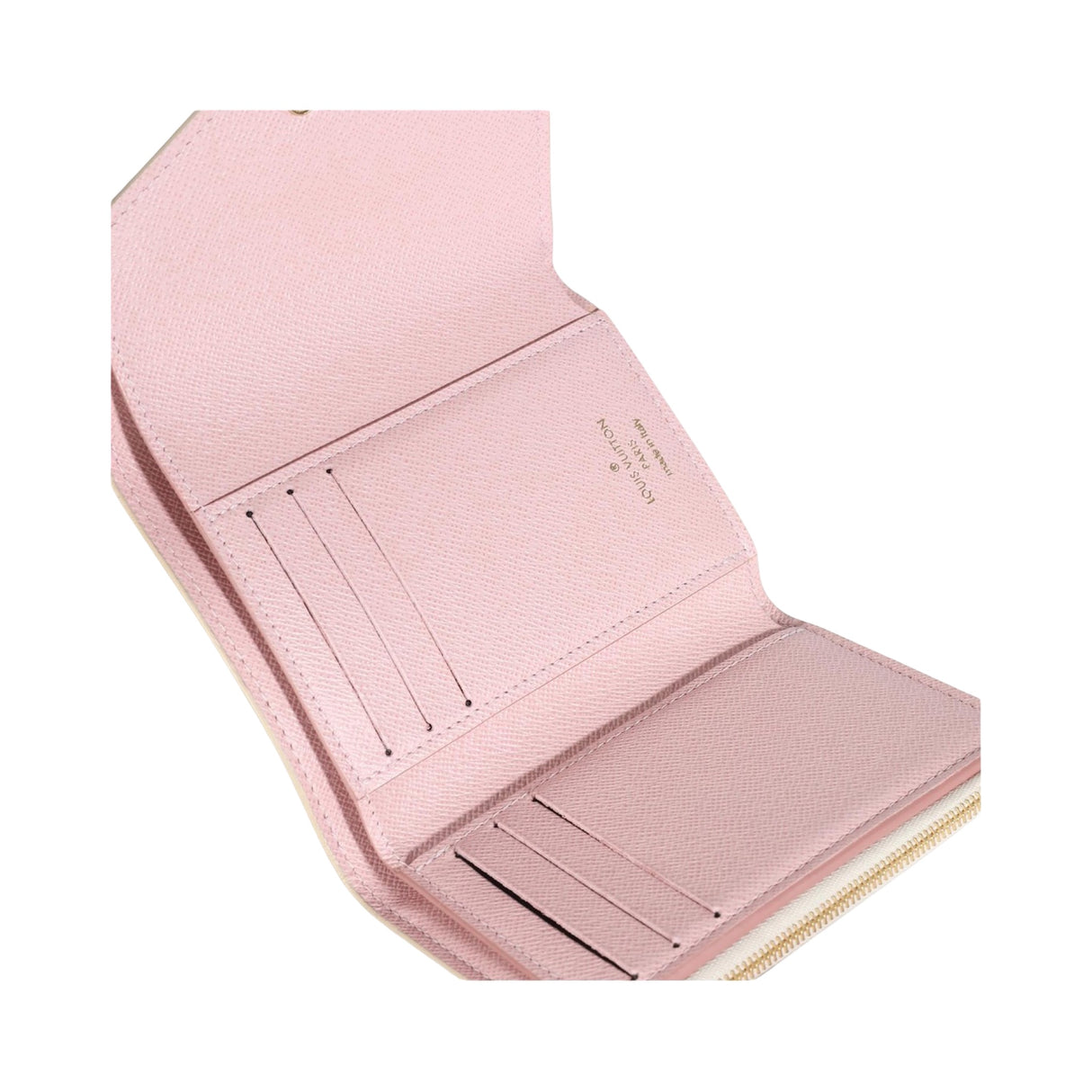 Louis Vuitton Victorine Wallet Damier Azur Rose Ballerine