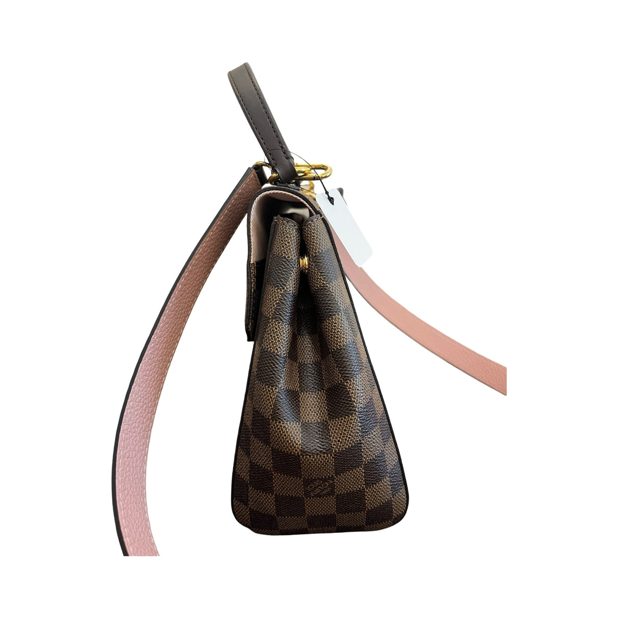 Louis Vuitton Bond Street Damier Ebene Canvas Rose Ballerine