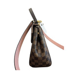 Louis Vuitton Bond Street Damier Ebene Canvas Rose Ballerine