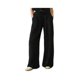 Stradivarius Textured Drawstring Stoffhose black