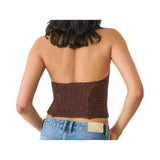 Stradivarius Holder Top dark brown