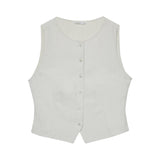 Stradivarius Textured With Buttons Stone