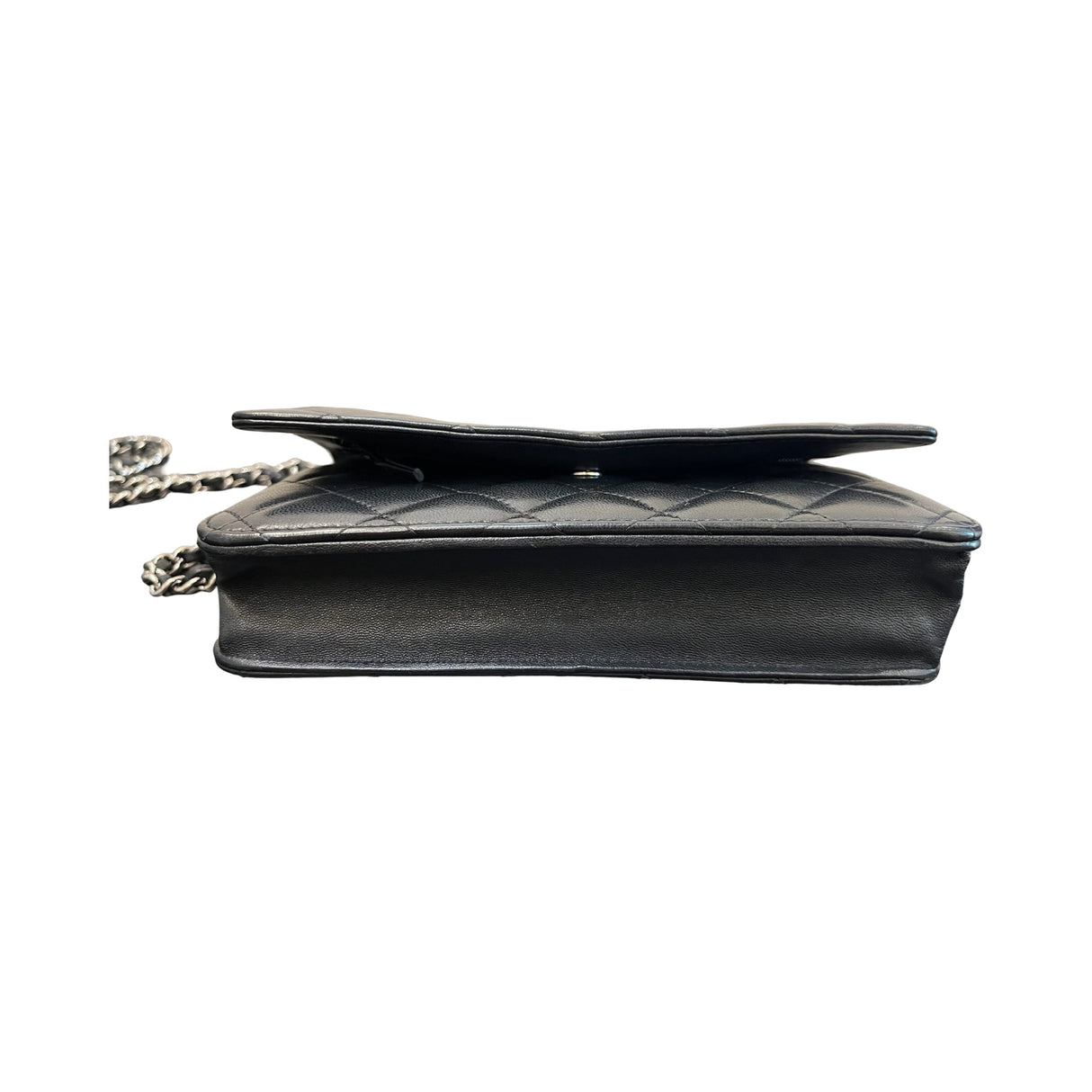 Chanel Timeless Wallet On Chain Lammleder Schwarz