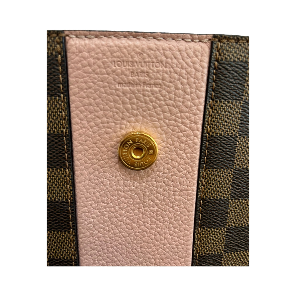 Louis Vuitton Bond Street Damier Ebene Canvas Rose Ballerine