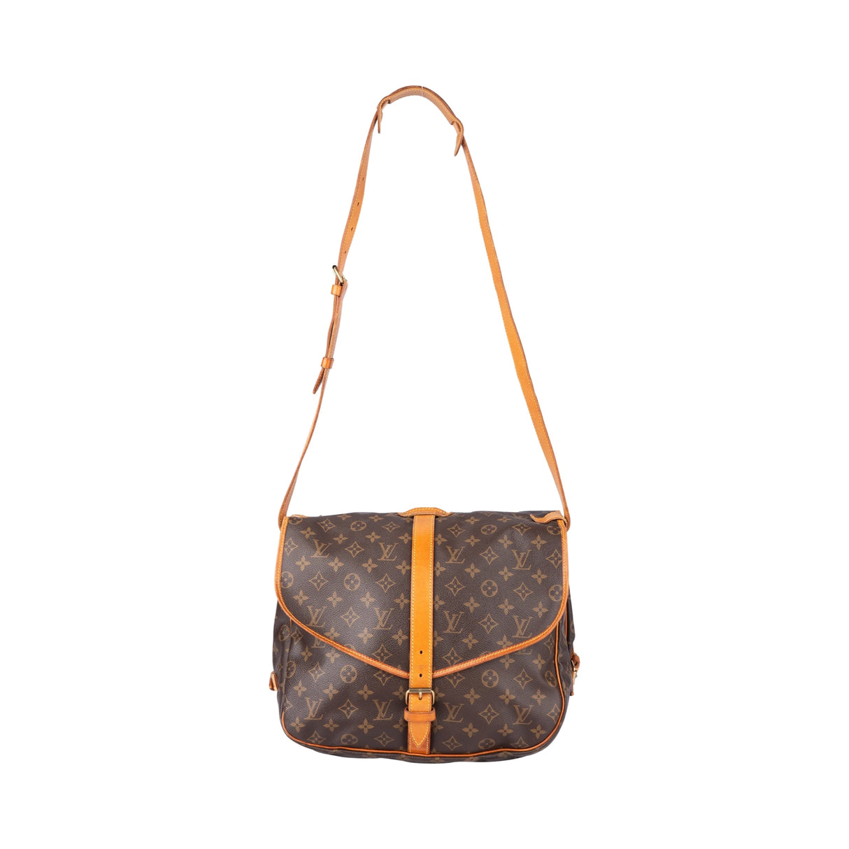 Louis Vuitton Canvas Monogram Saumur 35 Crossbody Bag
