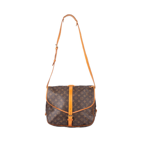 Louis Vuitton Canvas Monogram Saumur 35 Crossbody Bag